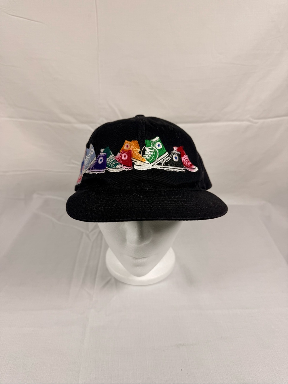 Converse Black Cap with Multicolor Sneaker Embroidery